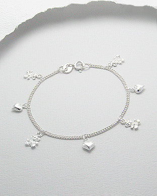 Sterling Silver Charm Bracelets