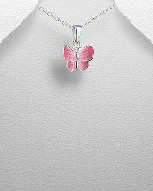Sterling Silver Butterfly Necklace