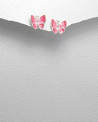 Sterling Silver Butterfly Earrings