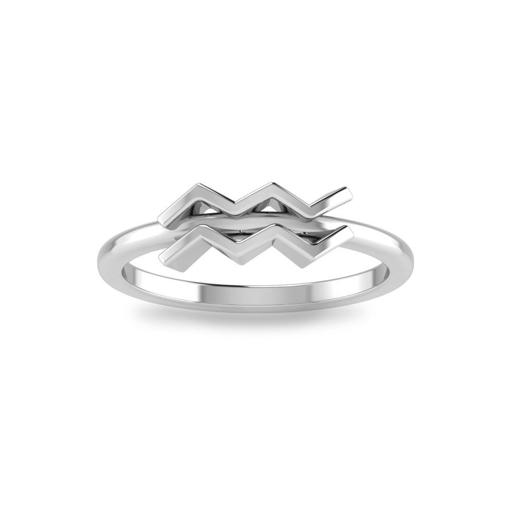 Aquarius Zodiac Ring