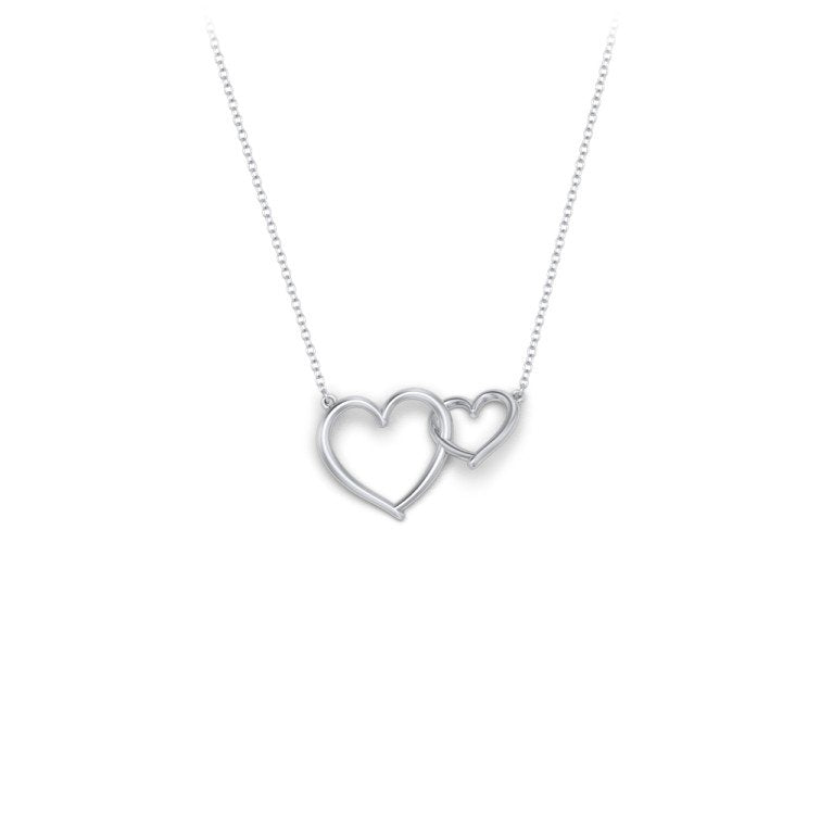 Double heart pendant